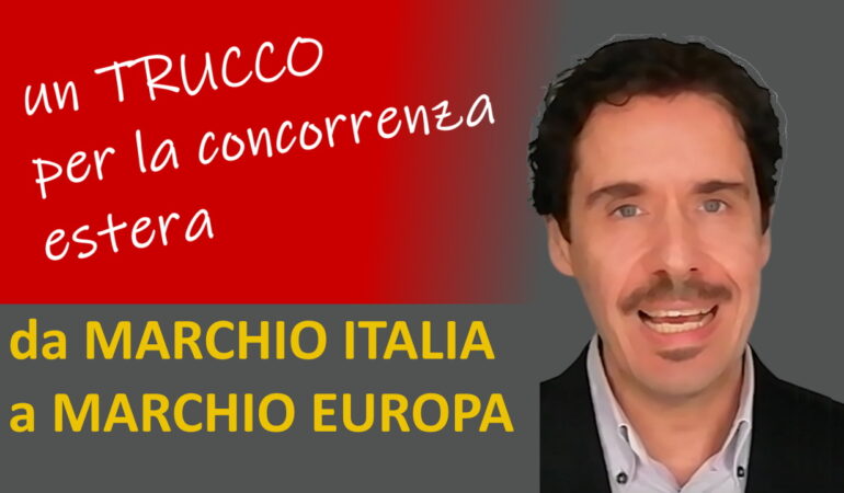 copertina video dal titolo: Da marchio Italiano a marchio Europeo